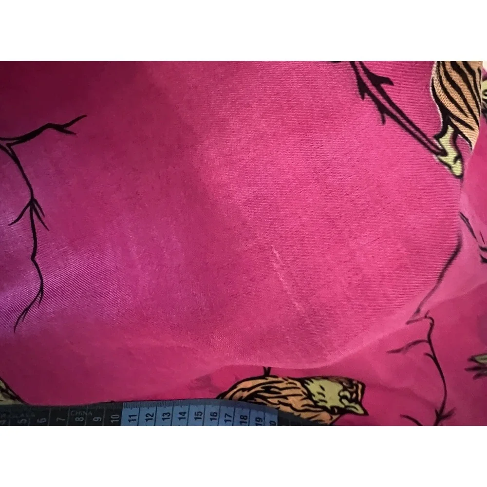 Cashmere Wrappings 100% Silk Wrap Bird Scarf Shawl 82